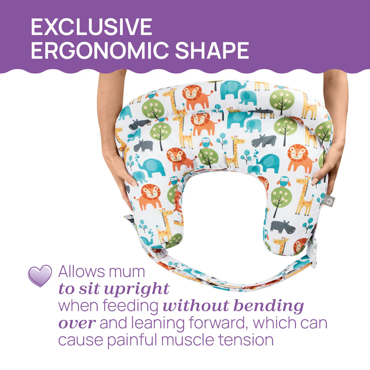 Boppy Almofada Amamentação Deluxe Peaceful Jungle