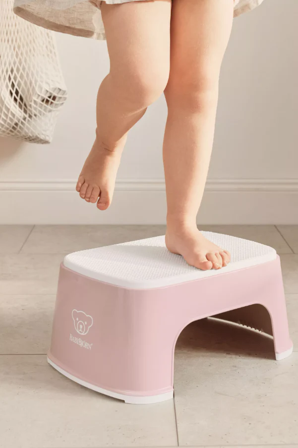 Babybjorn Degrau de Apoio Powder Pink White