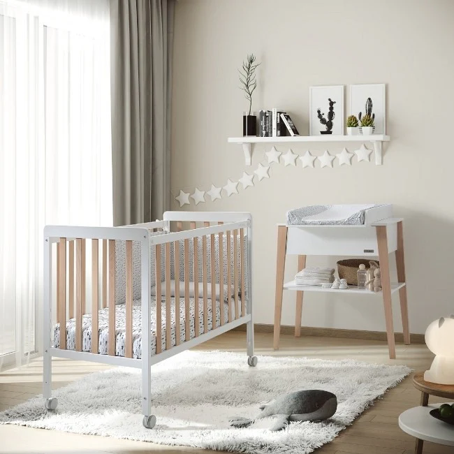 Micuna Cama Nordika Branco Cera Natural