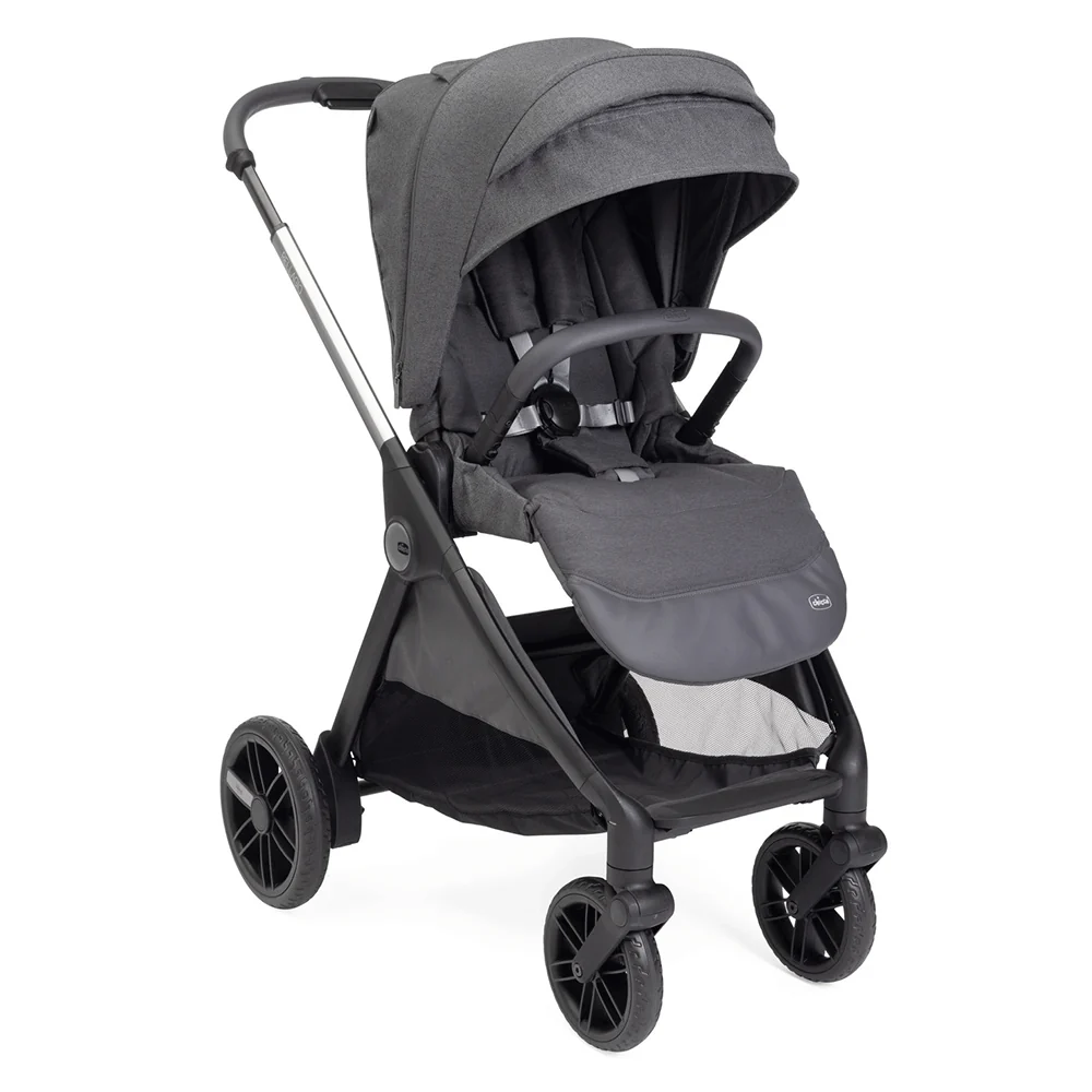 Chicco Duo Bellagio com First Recline Black Satin + Base iFull 360