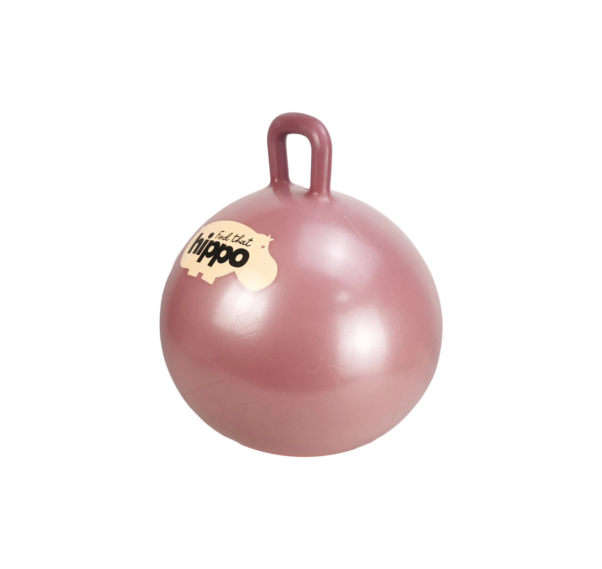 Find That Hippo Bola Saltitante Rosa