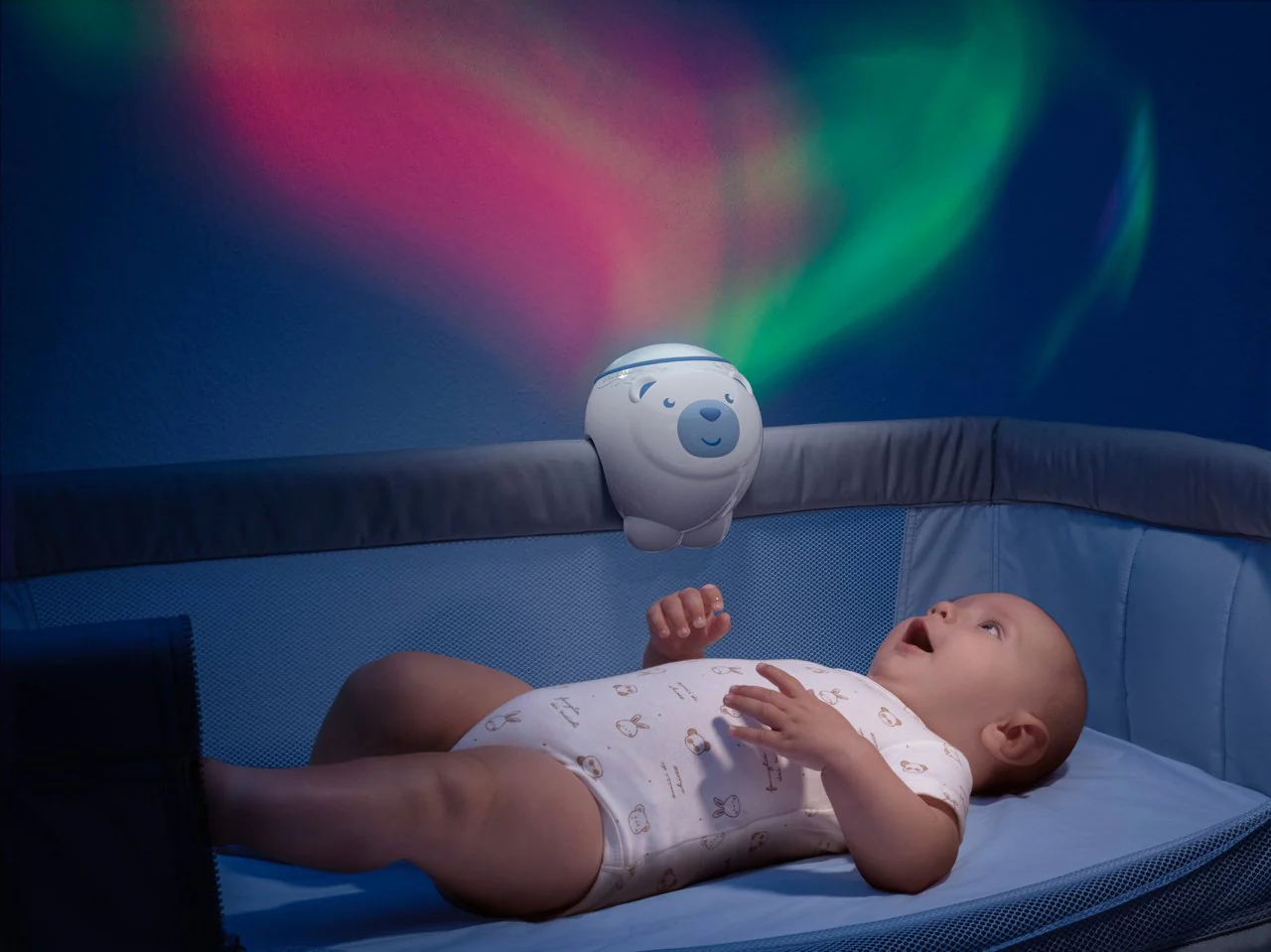 Chicco Projetor Ursinho Polar Azul