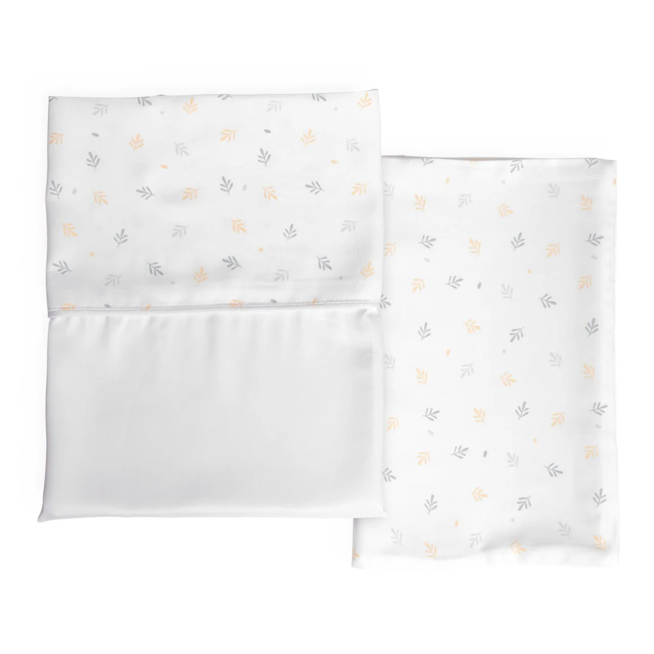 Chicco Conjunto 2 Lençois Bambu Cima e Baixo Next2Me Foliage