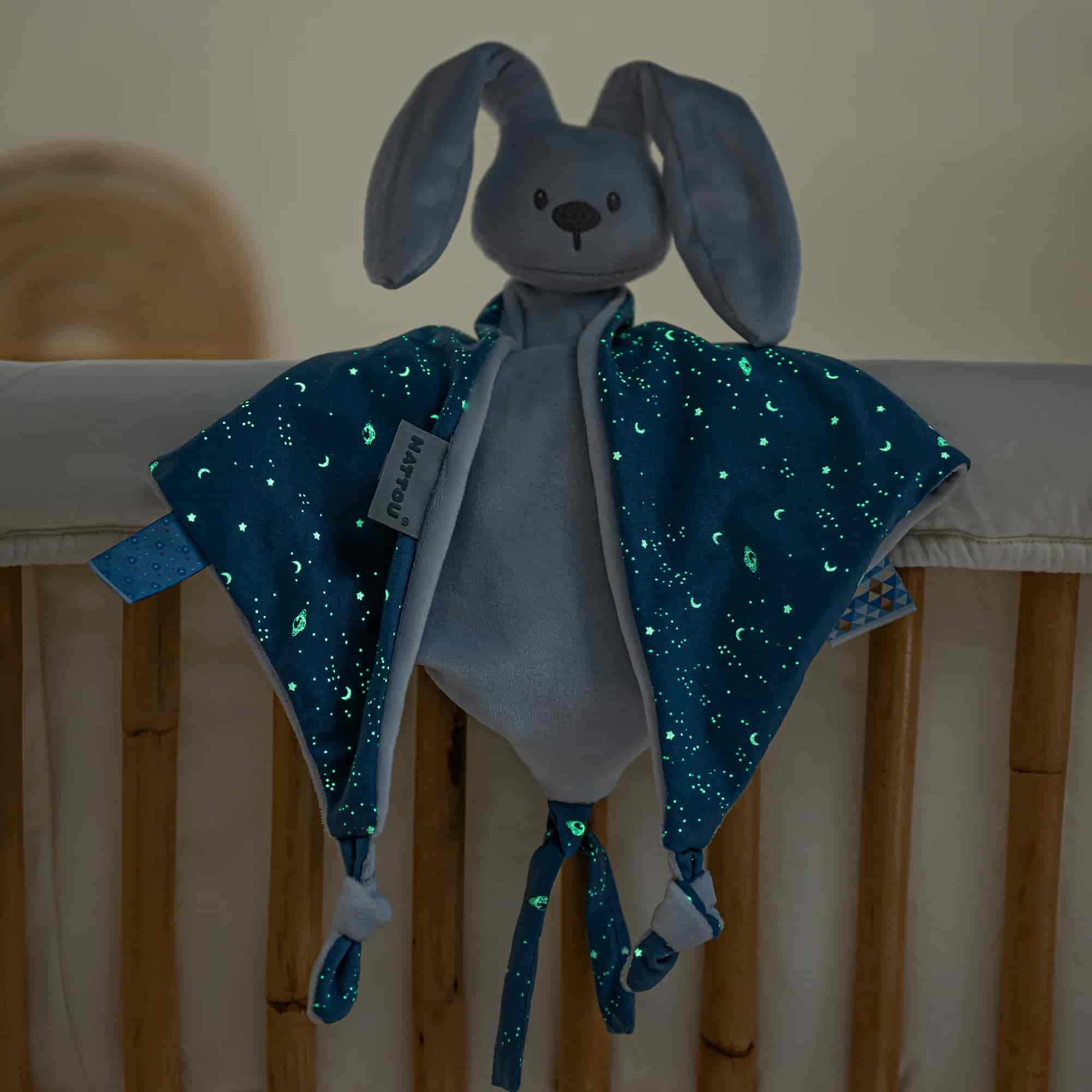 Nattou Doudou Maxi Lapidou Azul