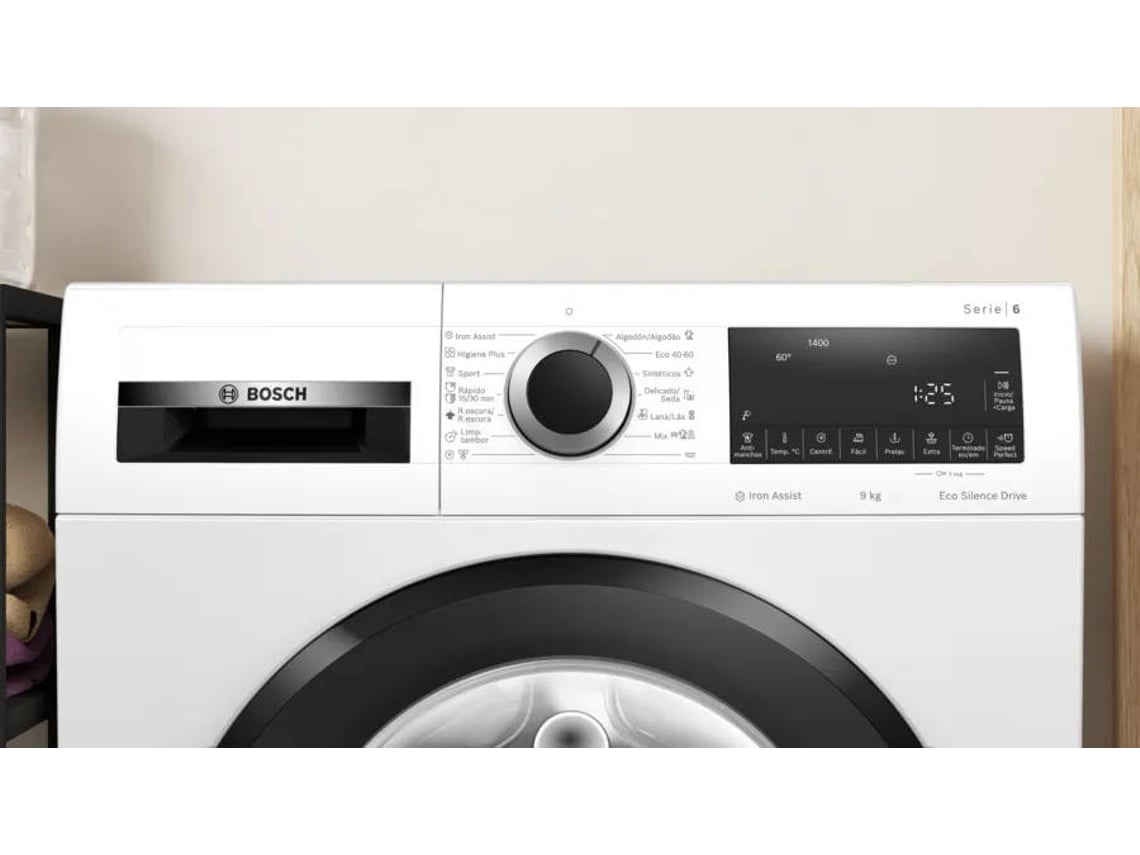 Máquina de Lavar Roupa BOSCH WGG244Z0EP (9kg - 1400 rpm - Branco)